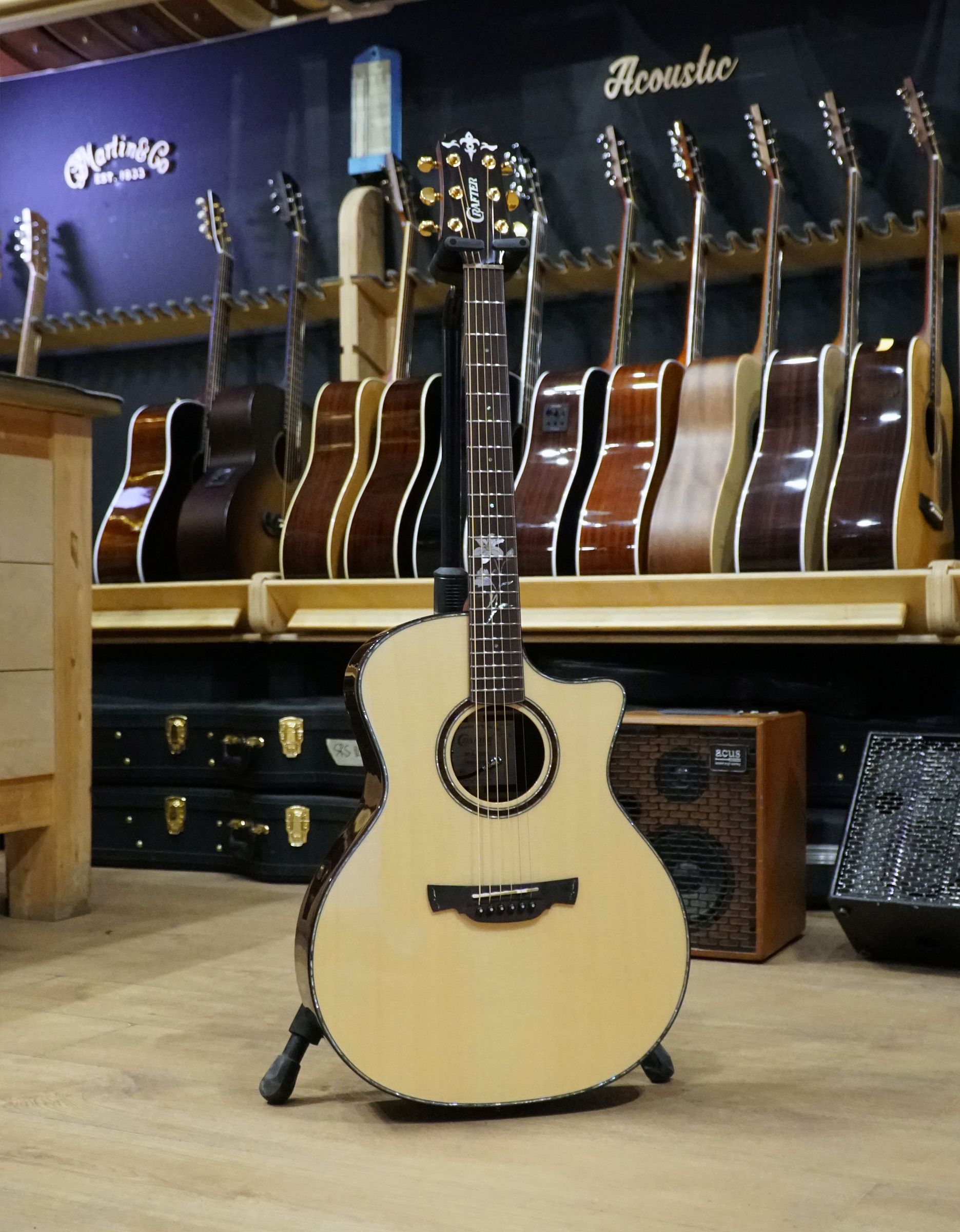 Электроакустическая гитара Crafter WF G-1000ce - купить в "Гитарном Клубе"