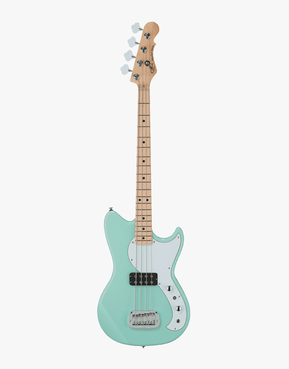 Бас-гитара G&L Tribute Fallout Bass Surf Green MP - купить в "Гитарном Клубе"