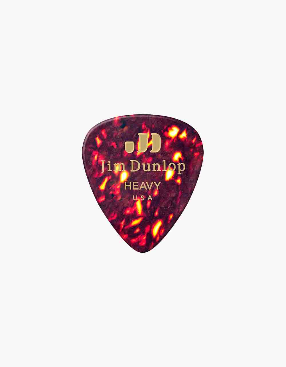 Медиатор Dunlop Celluloid Shell, Tortoise, Heavy - купить в "Гитарном Клубе"