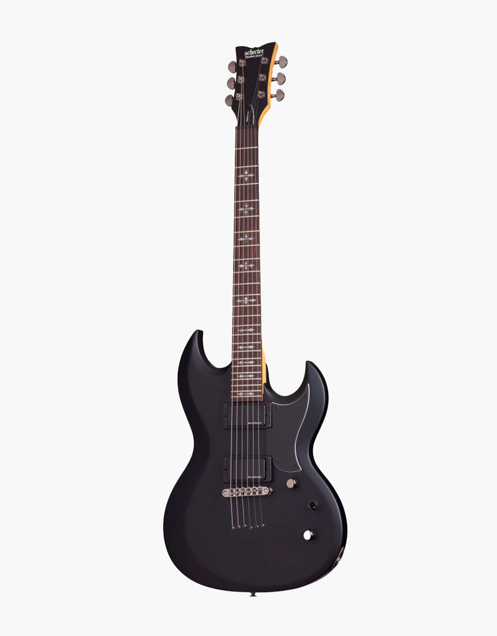 Электрогитара Schecter Demon S-II Aged Black Satin - купить в "Гитарном Клубе"