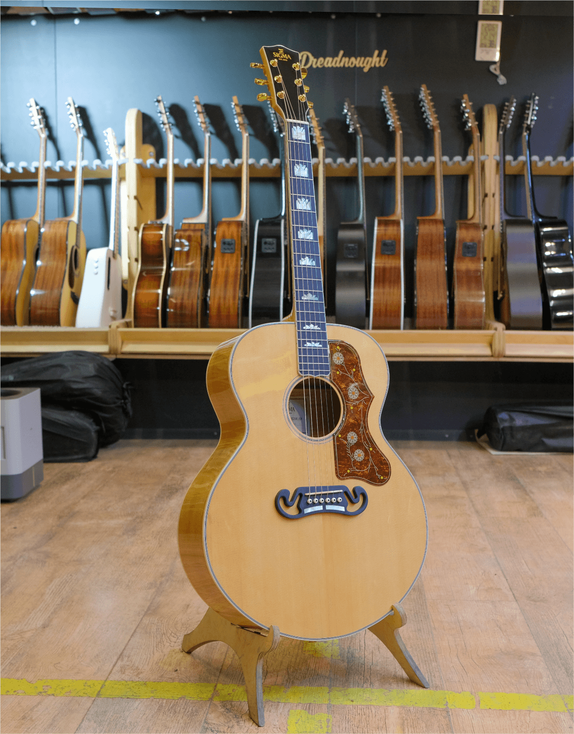 Электроакустическая гитара Sigma GJA-SG200-AN - купить в "Гитарном Клубе"