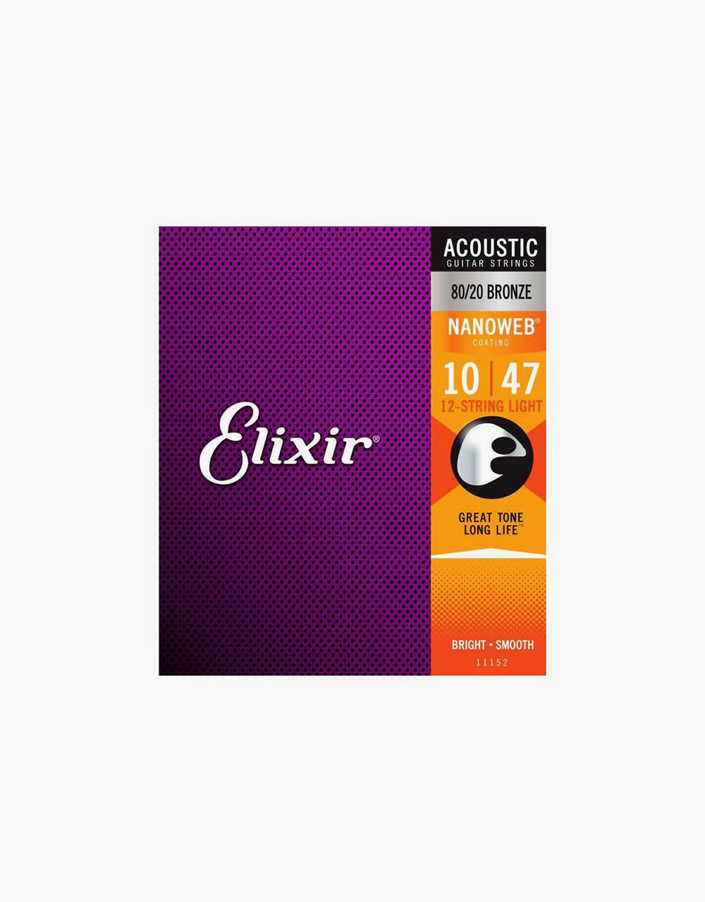 Струны для 12-струнной гитары Elixir Nanoweb 11152, 10-47 - купить в "Гитарном Клубе"