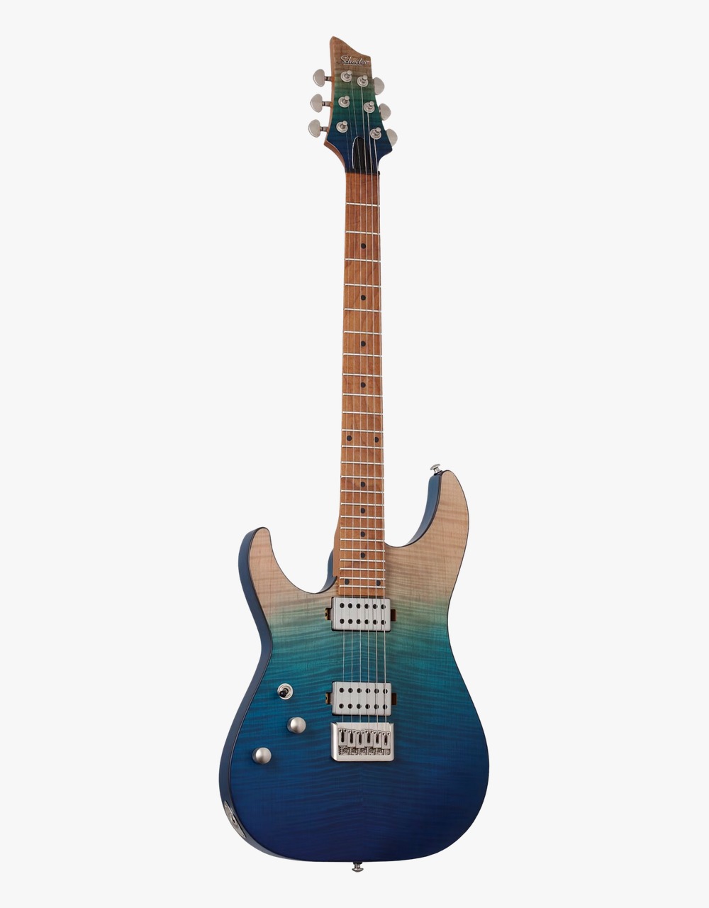 Электрогитара Schecter C-1 STANDARD PLUS LH, Blue Fade - купить в "Гитарном Клубе"