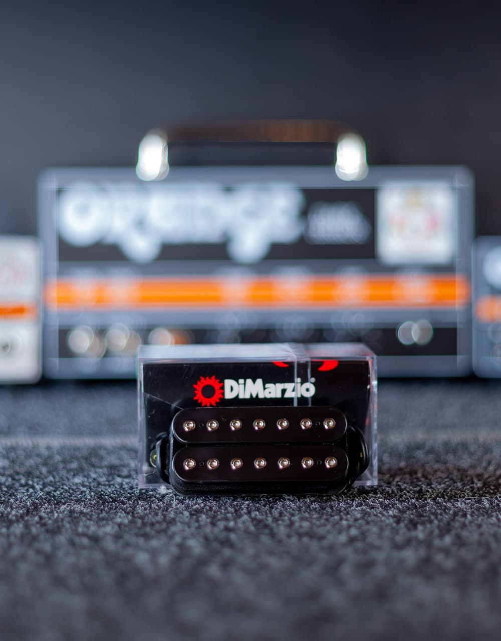 Гитарный звукосниматель 7-струнный DiMarzio DP713BK Titan 7, Neck - купить в "Гитарном Клубе"