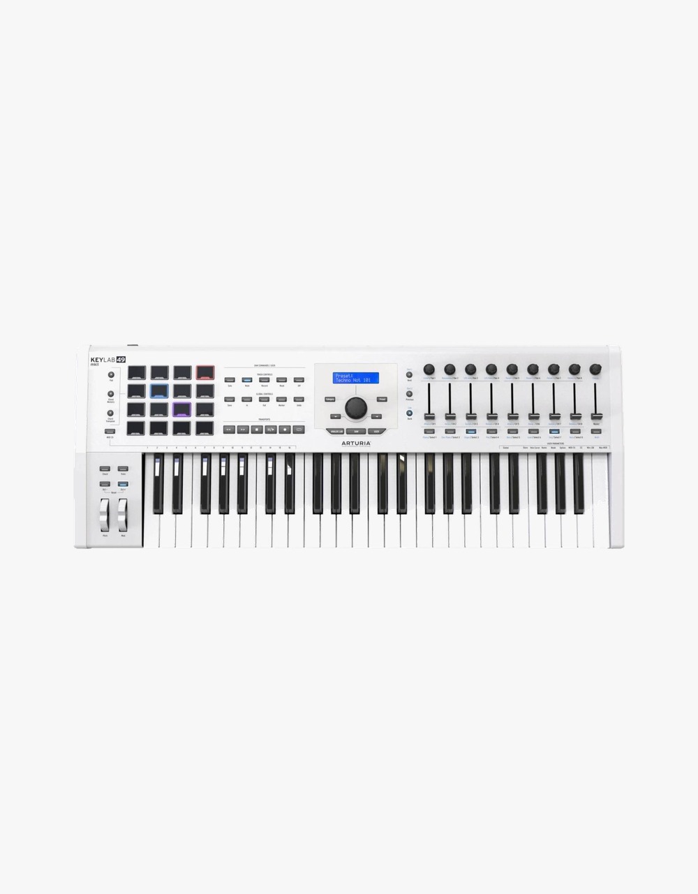 MIDI-контроллер Arturia KeyLab mkII 49 White - купить в "Гитарном Клубе"