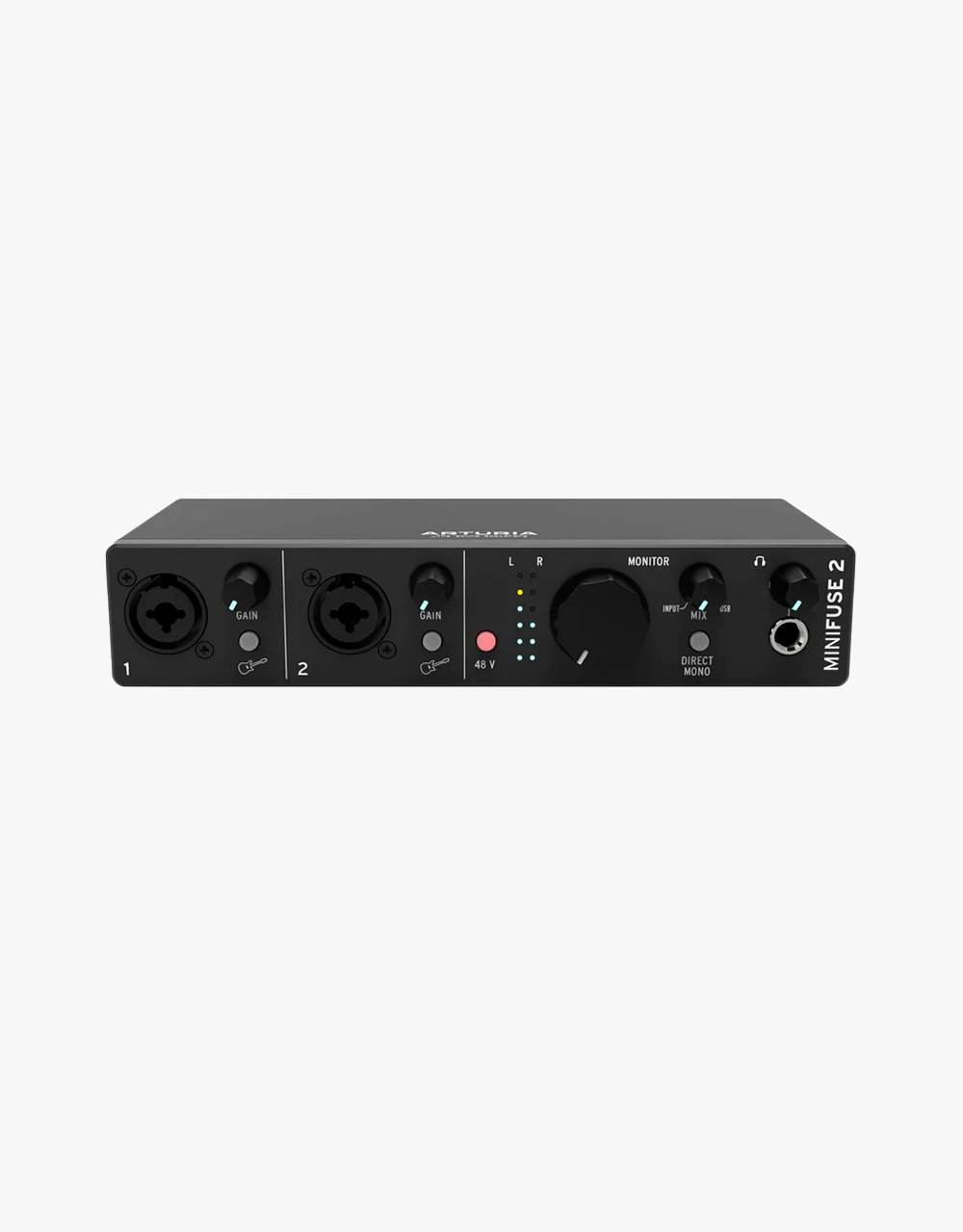 Аудиоинтерфейс Arturia MiniFuse 2 Black - купить в "Гитарном Клубе"