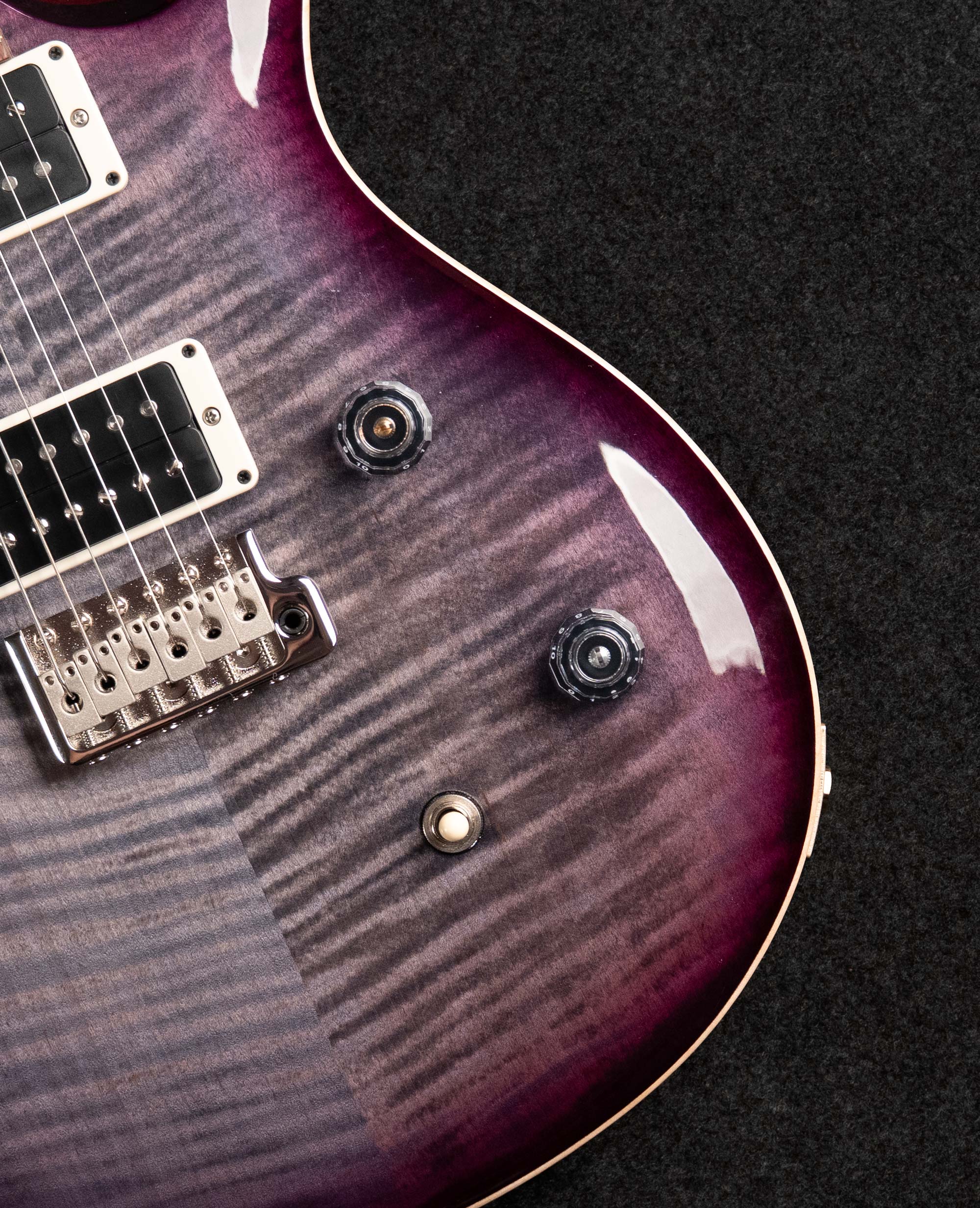 Электрогитара PRS CE24 FADED GRAY BLACK PURPLE BURST - купить в "Гитарном Клубе"