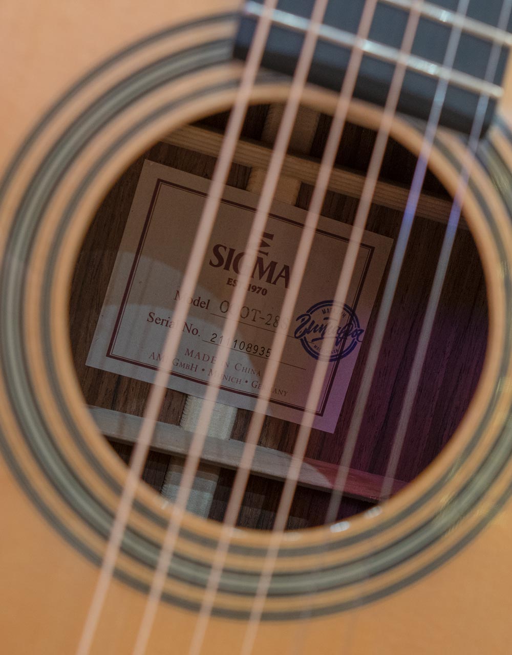 Акустическая гитара Sigma 000T-28S - купить в "Гитарном Клубе"