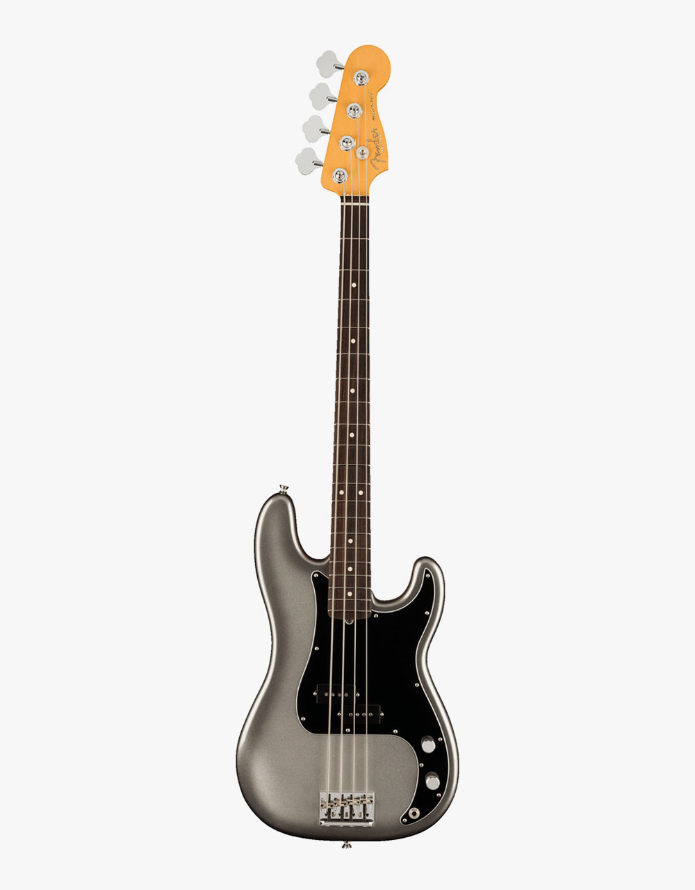 Бас-гитара Fender American Professional II Precision Bass Mercury RW - купить в "Гитарном Клубе"