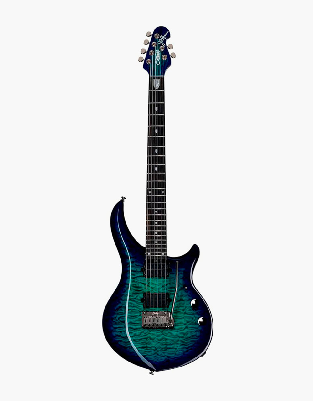 Электрогитара Sterling Majesty in Cerulean Paradise, John Petrucci Signature - купить в "Гитарном Клубе"