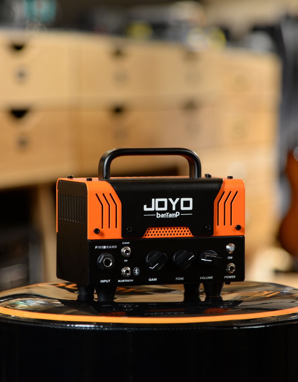 Ламповая мини-голова Joyo Bantamp FireBrand, 20Вт, Bluetooth - купить в "Гитарном Клубе"