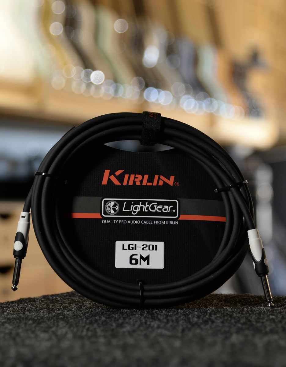 Инструментальный кабель Kirlin LGI-201-6M-BK - купить в "Гитарном Клубе"