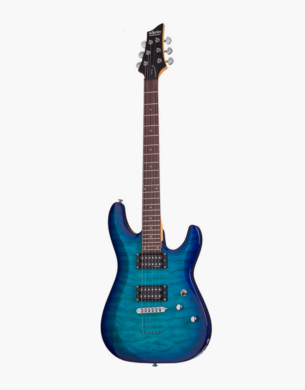 Электрогитара Schecter C-6 Plus Ocean Blue Burst - купить в "Гитарном Клубе"