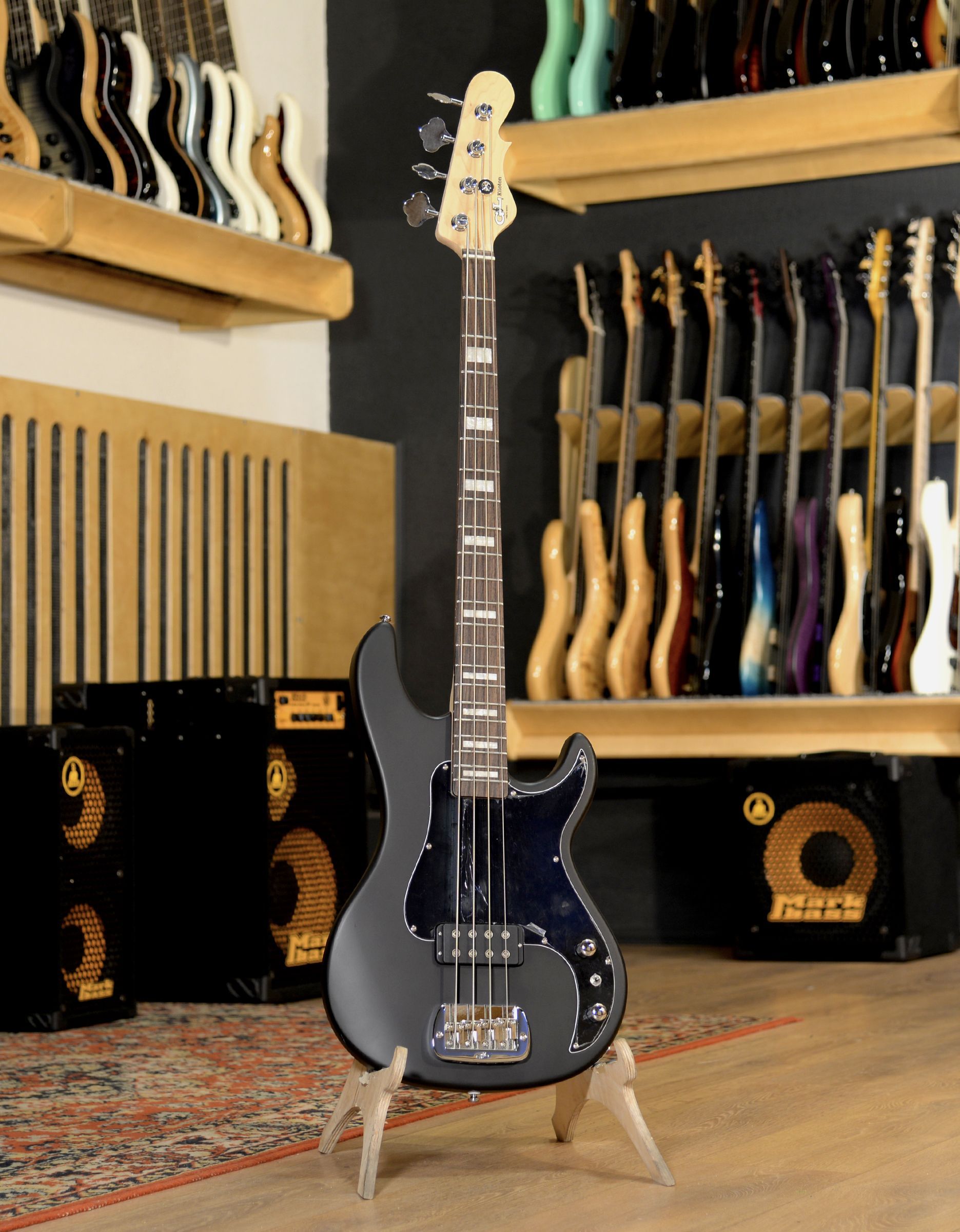 Бас-гитара G&L Tribute Kiloton Black Frost RW Poplar - купить в "Гитарном Клубе"