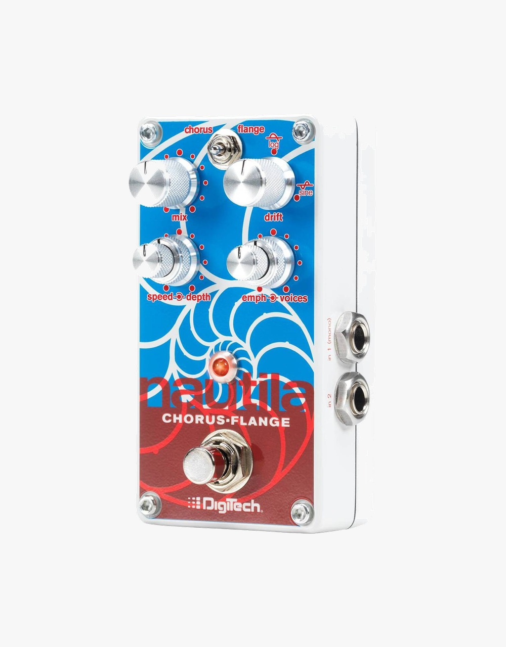 Гитарная педаль Digitech NAUTILA, Chorus/Flanger - купить в "Гитарном Клубе"
