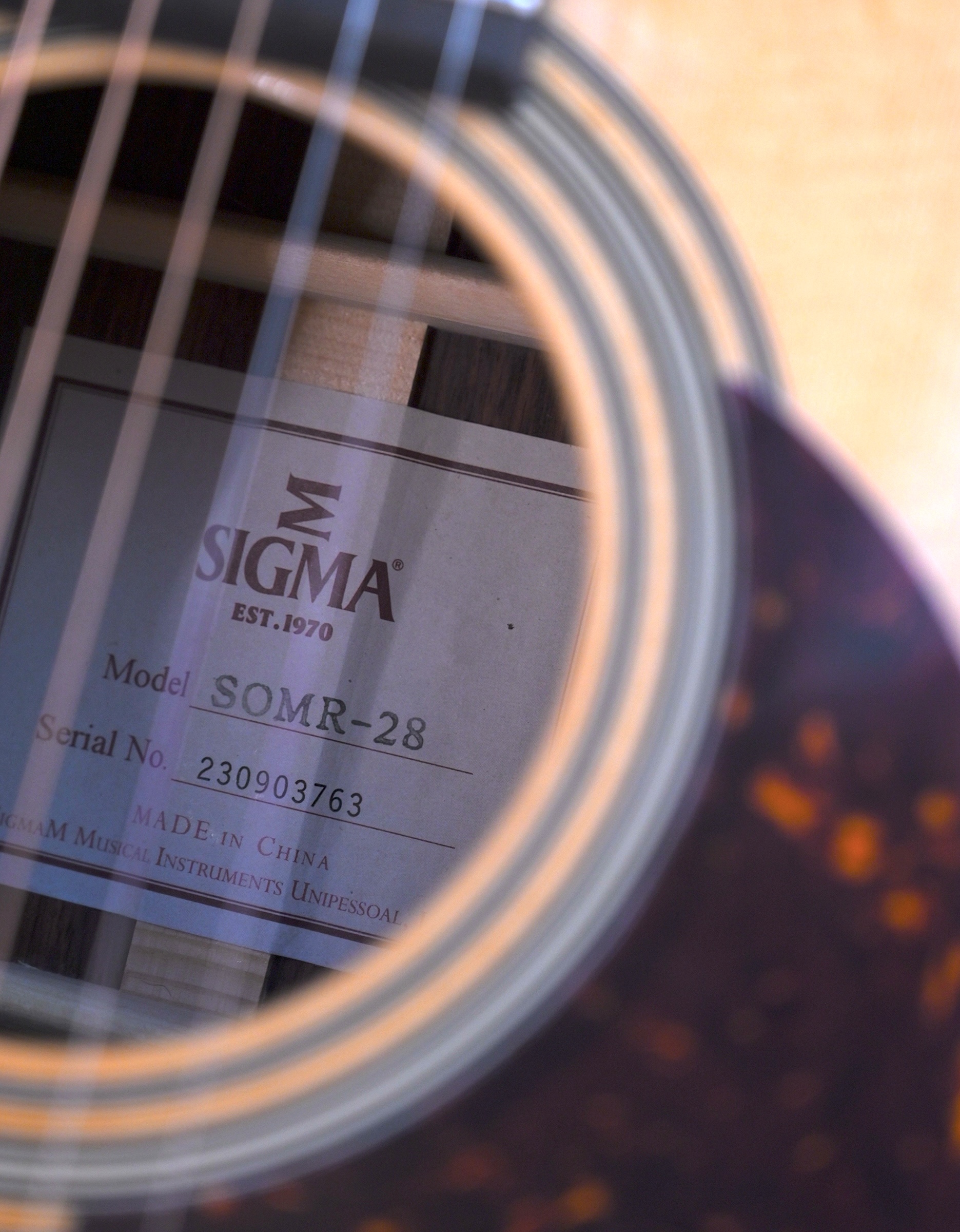 Акустическая гитара Sigma SOMR-28 - купить в "Гитарном Клубе"