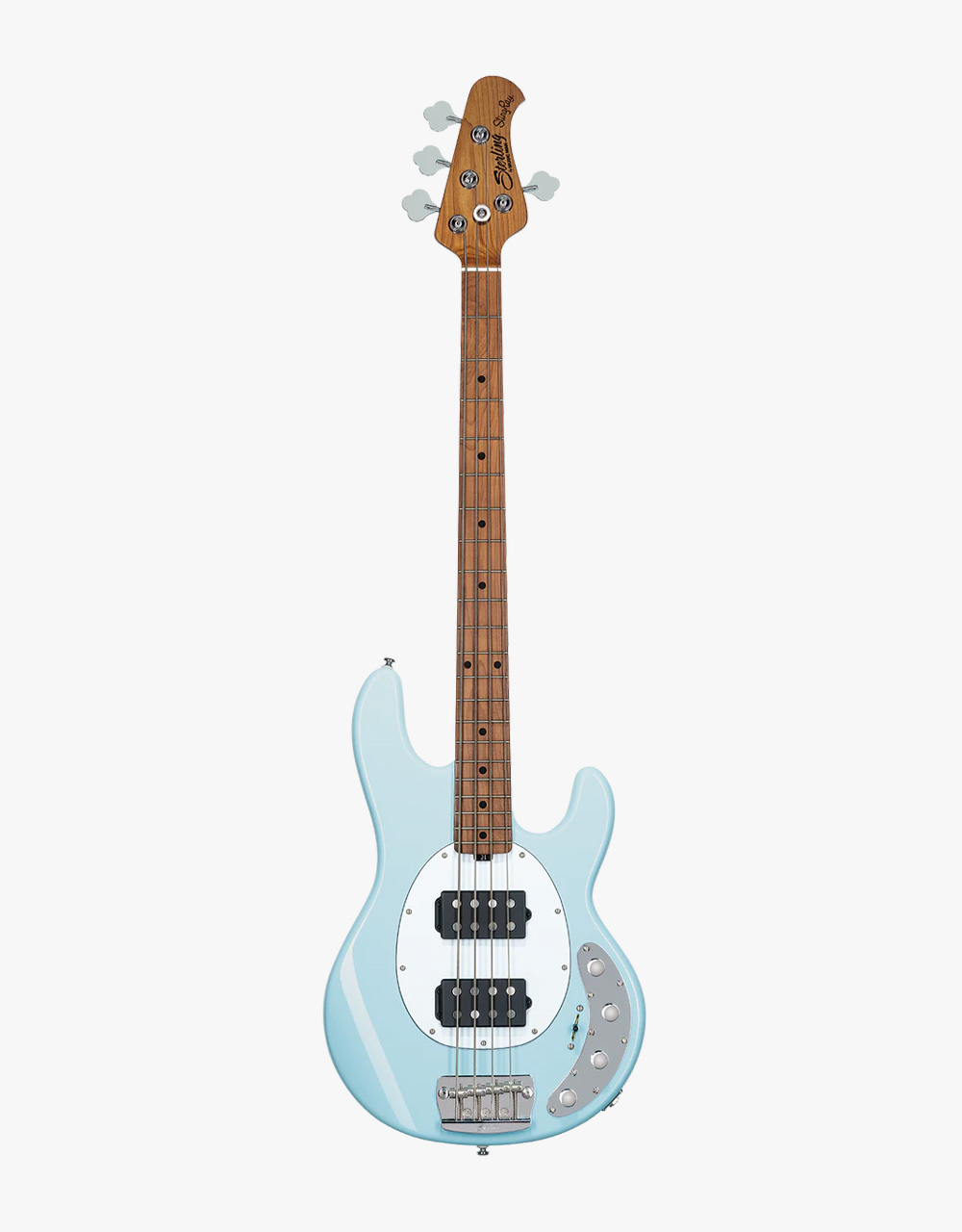 Бас-гитара Sterling StingRay RAY34HH-DBL, Daphne Blue - купить в "Гитарном Клубе"