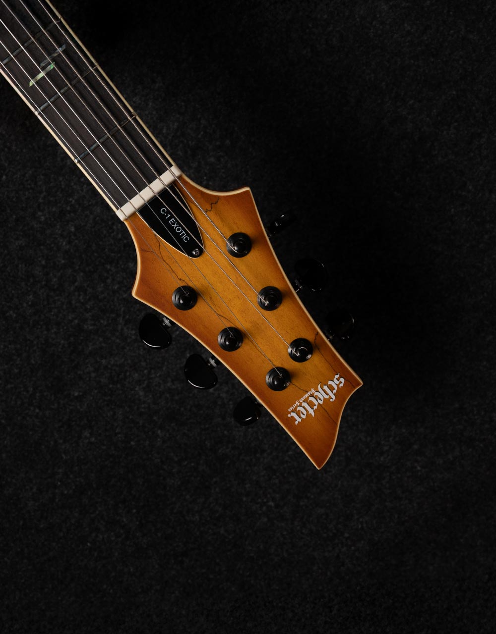 Электрогитара Schecter C-1 Exotic Spalted Maple Snvb - купить в "Гитарном Клубе"