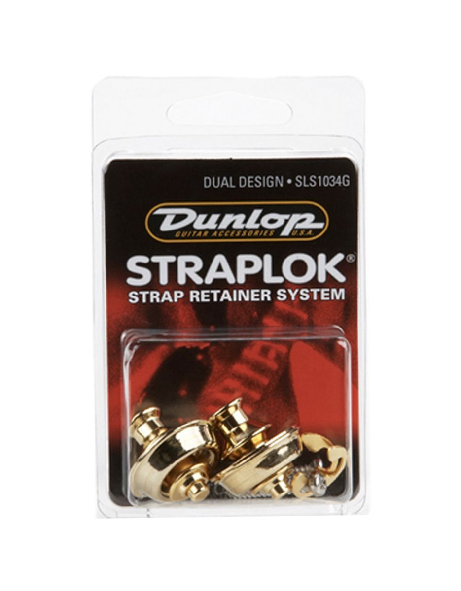 Стреплоки Dunlop SLS1034G, gold - купить в "Гитарном Клубе"