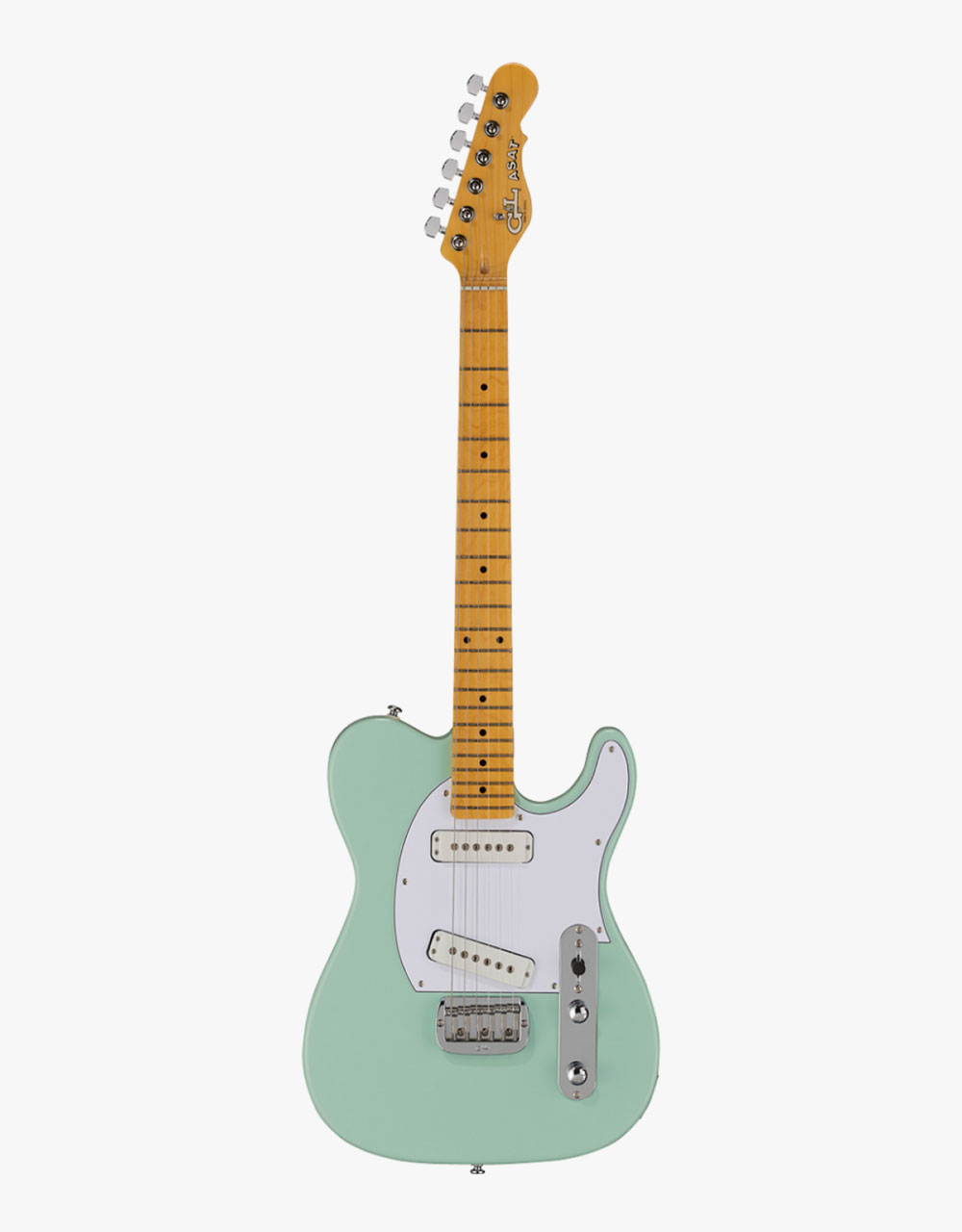 Электрогитара G&L Tribute ASAT Special Surf Green MP Poplar - купить в "Гитарном Клубе"