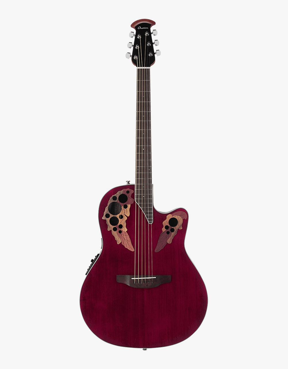 Электроакустическая гитара Ovation CE44-RR Celebrity Elite Mid Cutaway Ruby Red - купить в "Гитарном Клубе"