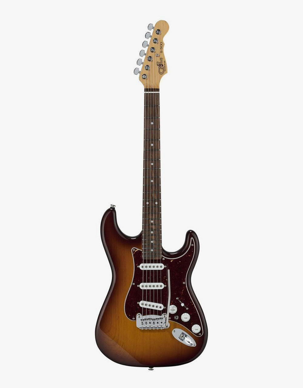 Электрогитара G&L FD S-500 Old School Tobacco Sunburst CR - купить в "Гитарном Клубе"