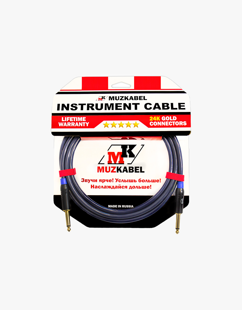 Инструментальный кабель MUZKABEL Silver JSLIK1-3, 3м - купить в "Гитарном Клубе"