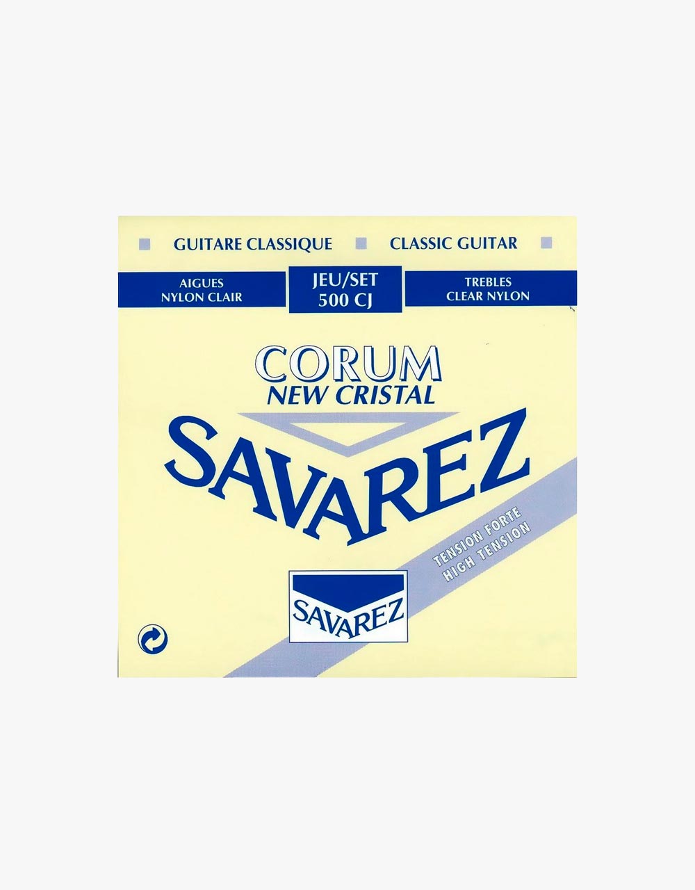 Струны для классической гитары Savarez 500 CJ New Cristal Corum High Tension - купить в "Гитарном Клубе"