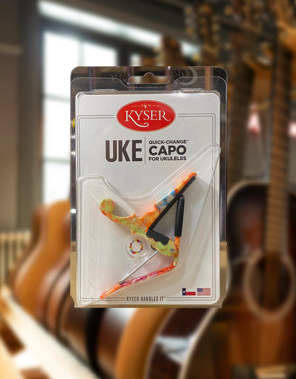 Каподастр для укулеле Kyser Kulea - купить в "Гитарном Клубе"