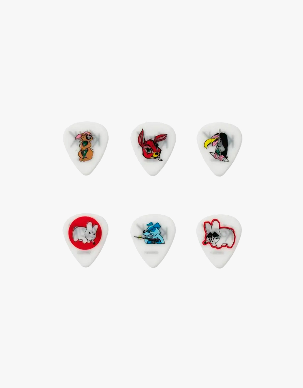 Набор медиаторов Dunlop BL109P1.0 Frank Kozik, 1 мм - купить в "Гитарном Клубе"