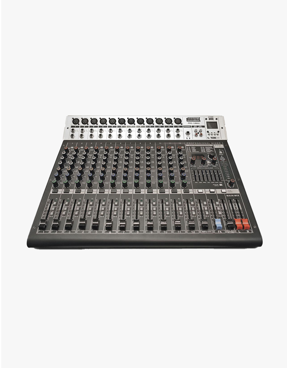 Микшерный пульт Nordfolk PRO-12MAX - купить в "Гитарном Клубе"