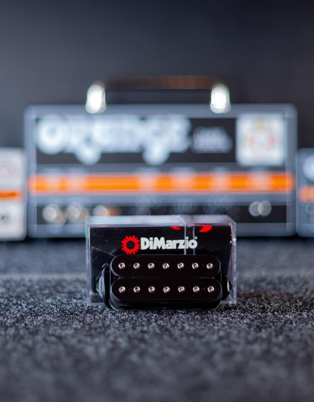 Гитарный звукосниматель 7-струнный, DiMarzio DP702BK Blaze, Bridge - купить в "Гитарном Клубе"