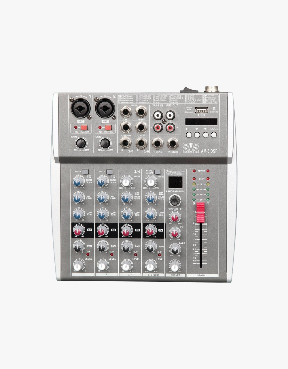 Микшер SVS Audiotechnik AM-6 DSP - купить в "Гитарном Клубе"