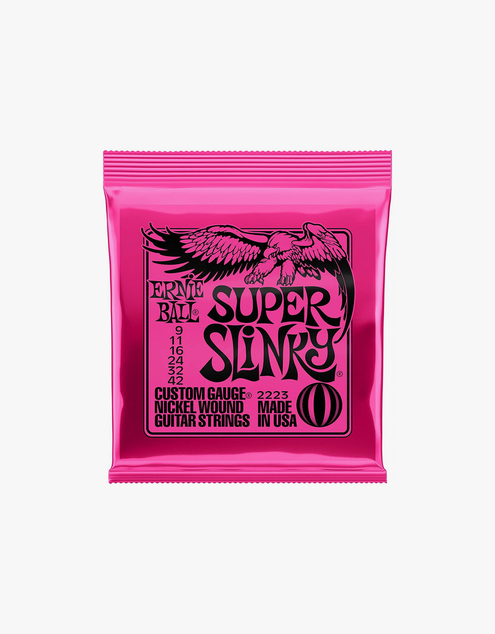 Струны для электрогитары Ernie Ball 2223 Super Slinky, 9-42 - купить в "Гитарном Клубе"