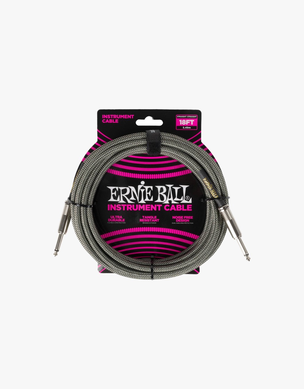Инструментальный кабель Ernie Ball 6433, 5.49 м - купить в "Гитарном Клубе"