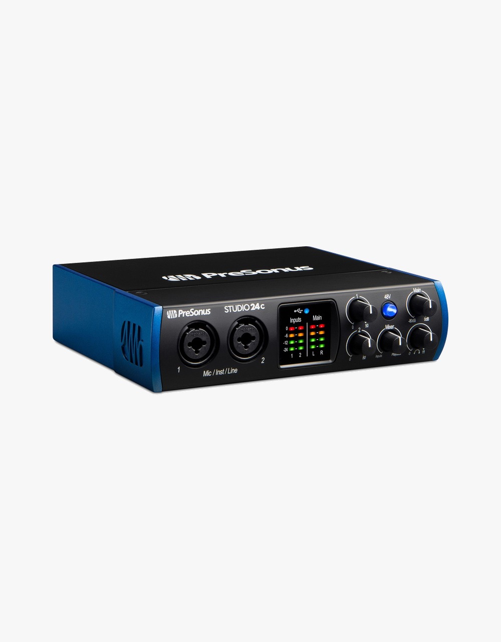 Аудиоинтерфейс Presonus Studio 24C - USB 24бит/192кГц, USB-C - купить в "Гитарном Клубе"