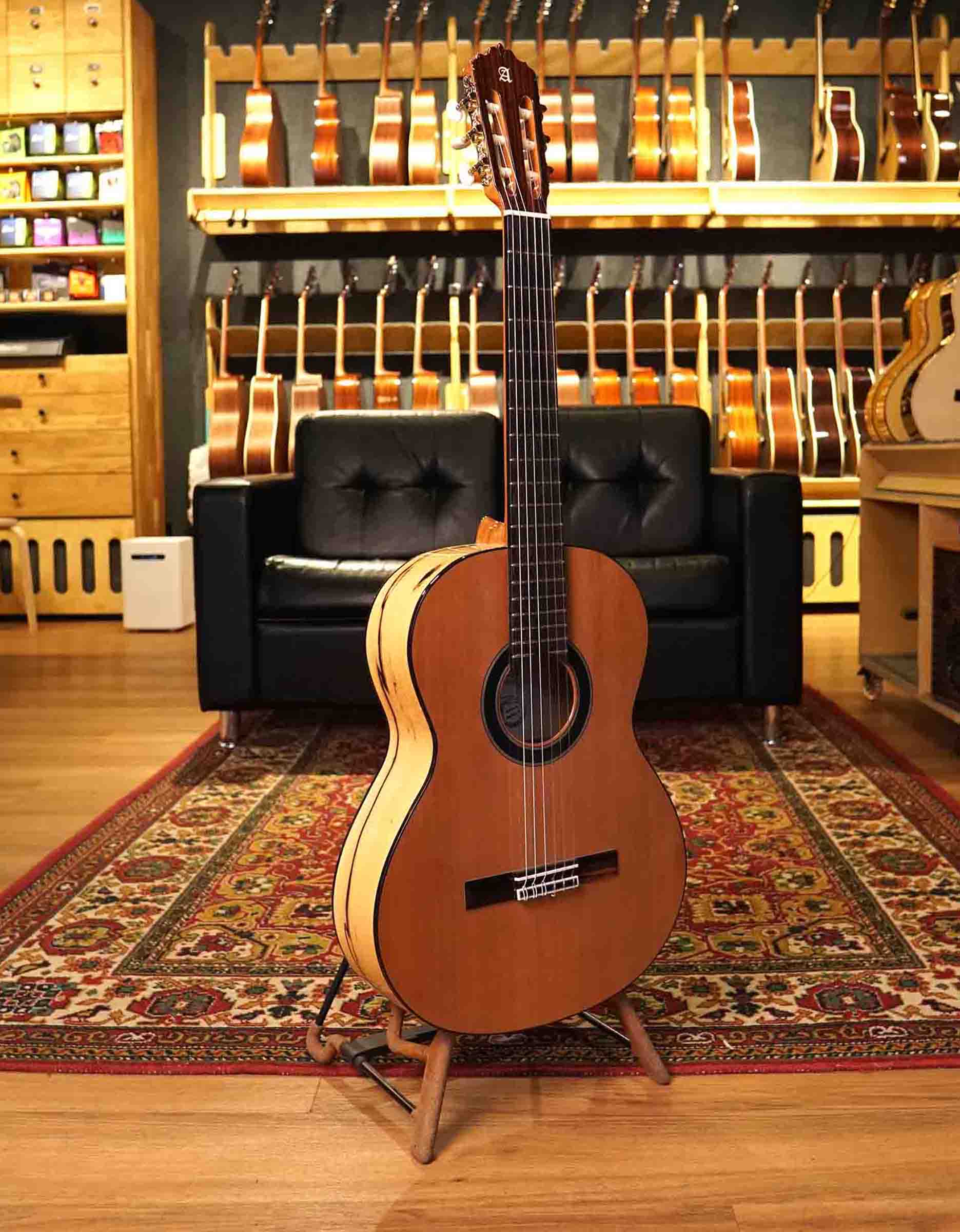 Классическая гитара Alhambra Conservatory 6 White Ebony - купить в "Гитарном Клубе"