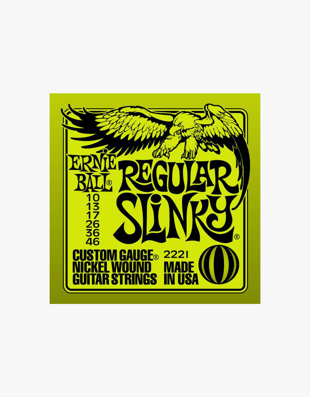 Струны для электрогитары Ernie Ball, Regular Slinky, 10-46 - купить в "Гитарном Клубе"