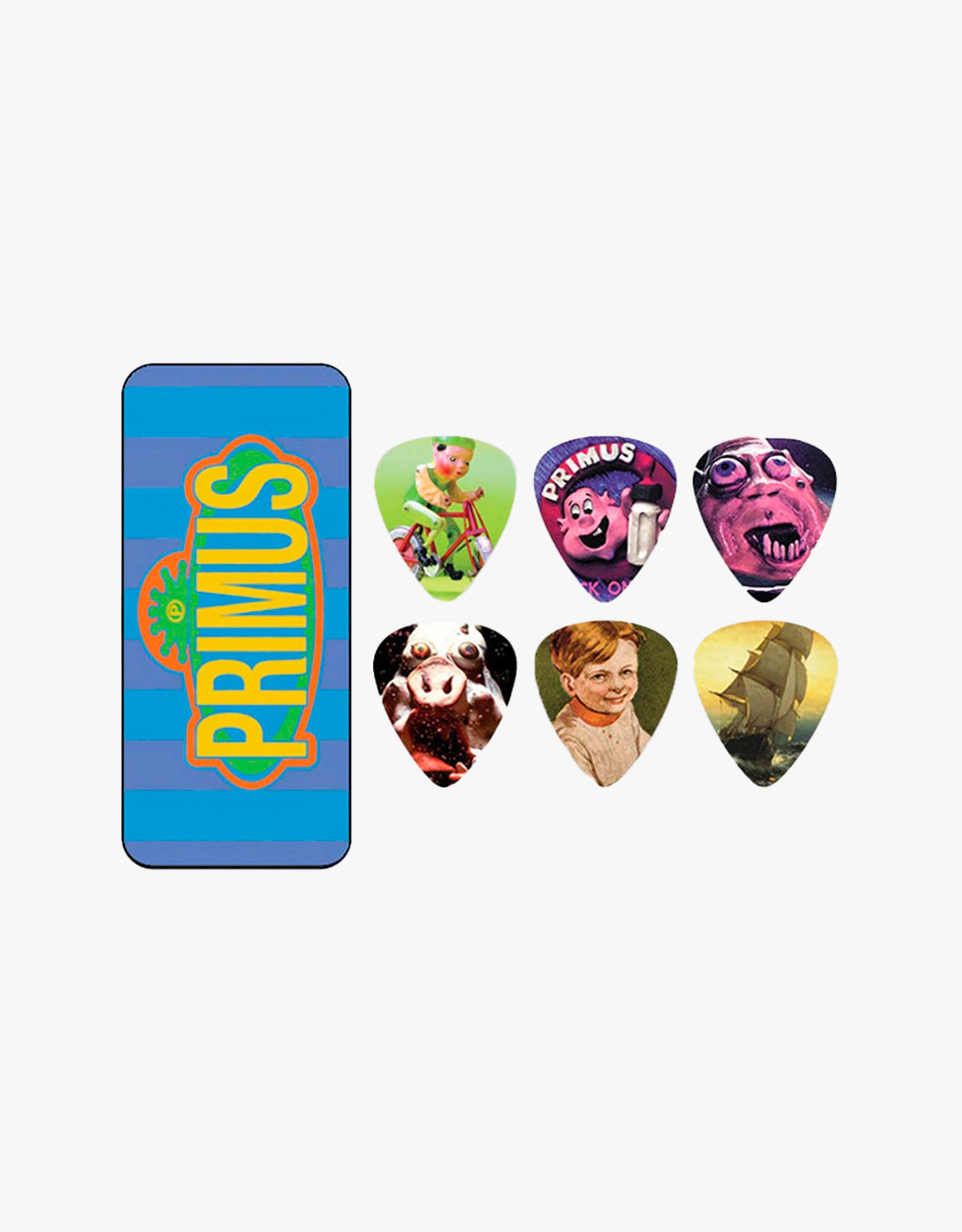 Набор медиаторов Dunlop PRIPT01M Primus Album Art - купить в "Гитарном Клубе"
