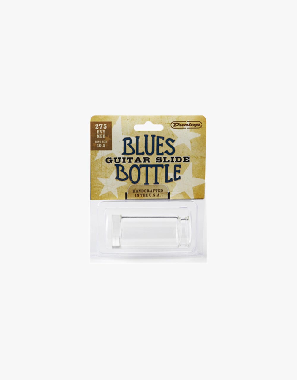 Слайд Dunlop 275 Blues Bottle Heavy Clear Medium - купить в "Гитарном Клубе"