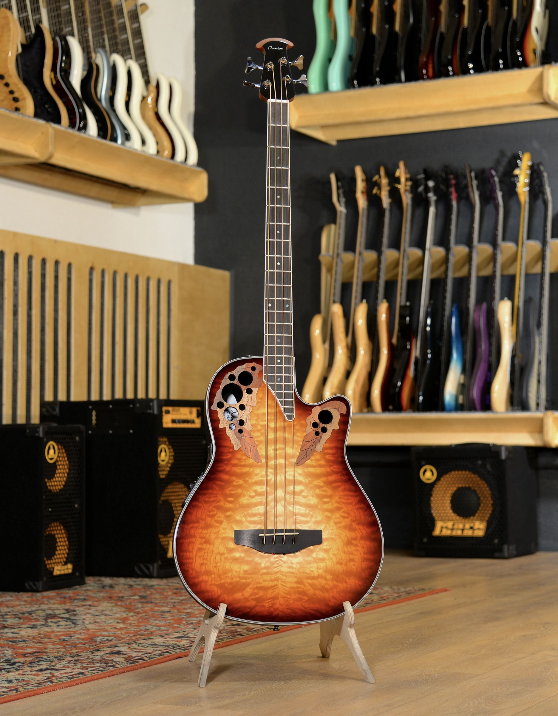 Электроакустическая бас-гитара Ovation CEB44X-7C Bass Celebrity Cognac Burst - купить в "Гитарном Клубе"