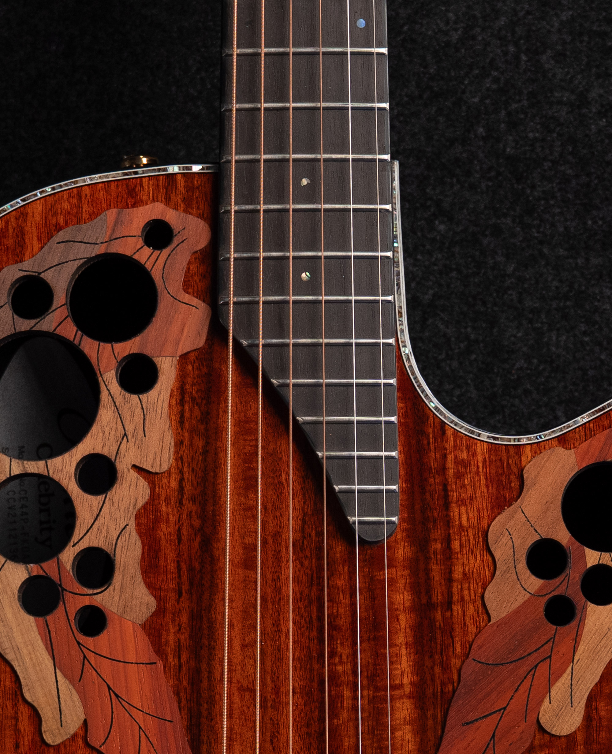 Электроакустическая гитара Ovation CE44P-FKOA Celebrity Elite Plus