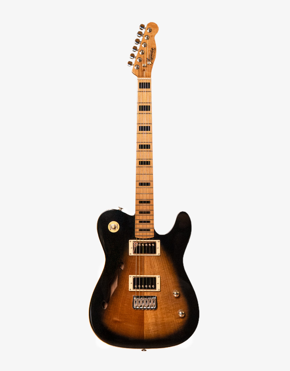 Электрогитара Inspector TT Semi-Hollow Limited Edition Tobacco Burst  - купить в "Гитарном Клубе"