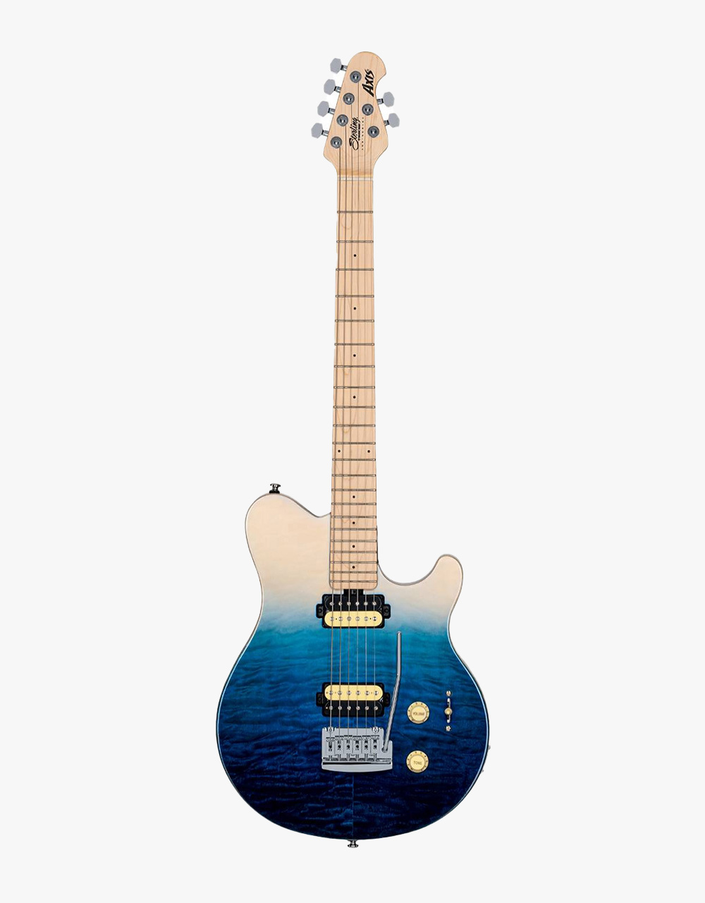 Электрогитара Sterling Axis Spectrum Blue - купить в "Гитарном Клубе"