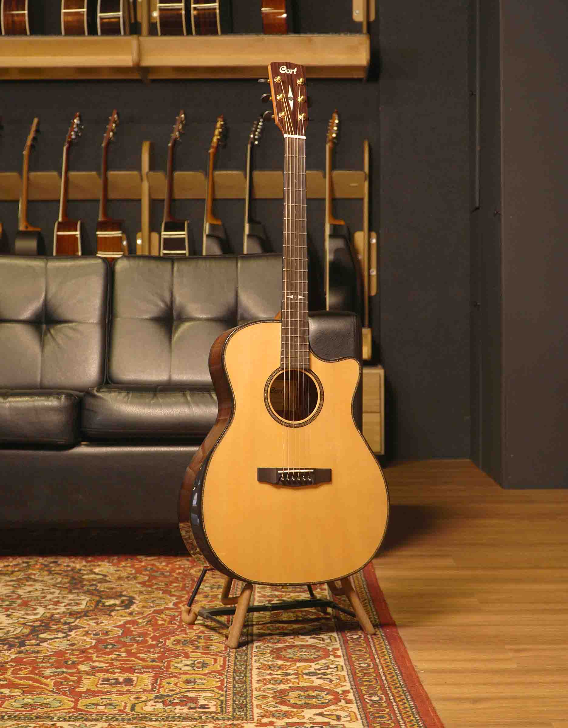 Электроакустическая гитара Cort GA-PF-Bevel-NAT - купить в "Гитарном Клубе"