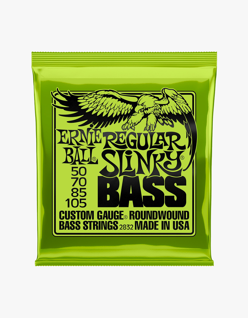 Струны для бас-гитары Ernie Ball 2832 Nickel Wound Bass Regular Slinky, 50-105 - купить в "Гитарном Клубе"
