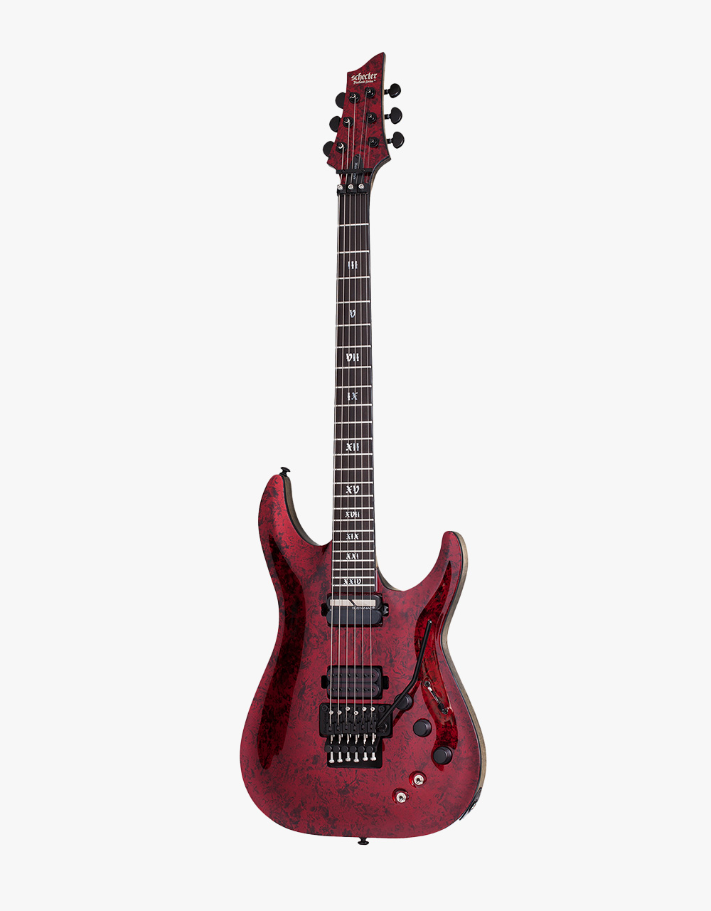 Электрогитара Schecter C-1 FR-S Apocalypse Red Reign - купить в "Гитарном Клубе"