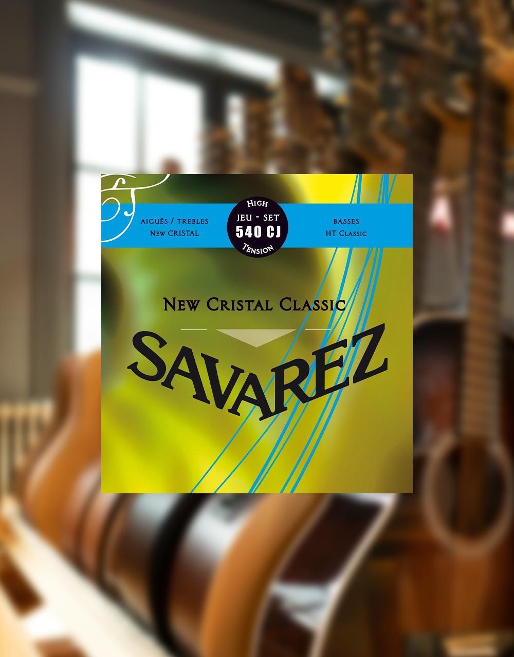Струны для классической гитары Savarez 540 CJ New Cristal Classic High Tension - купить в "Гитарном Клубе"