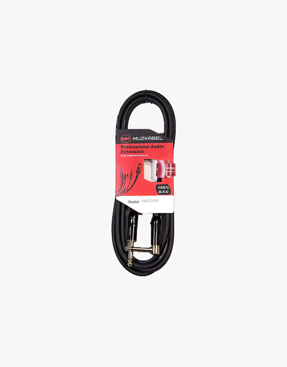 Инструментальный кабель MUZKABEL AGC023, 3м - купить в "Гитарном Клубе"