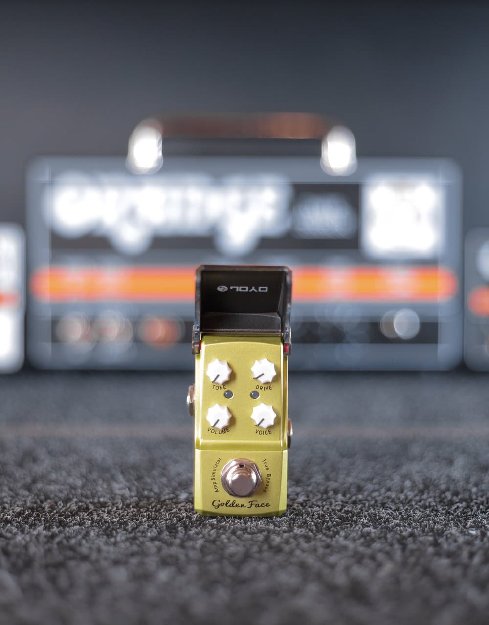 Гитарная педаль JOYO JF-308, Golden Face Amp Sim - купить в "Гитарном Клубе"